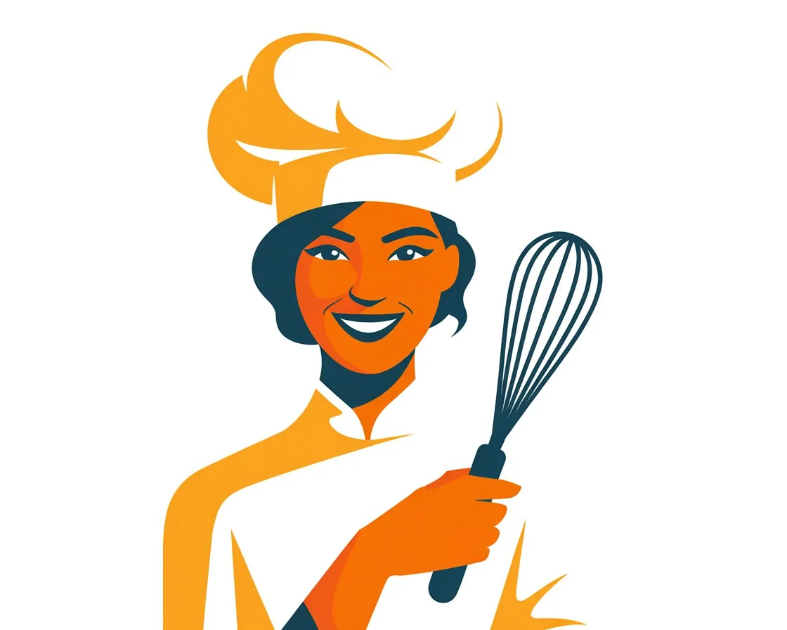 Chef preparing Chocolate Cake