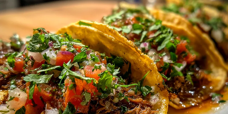 Homemade Beef Tacos with Fresh Salsa