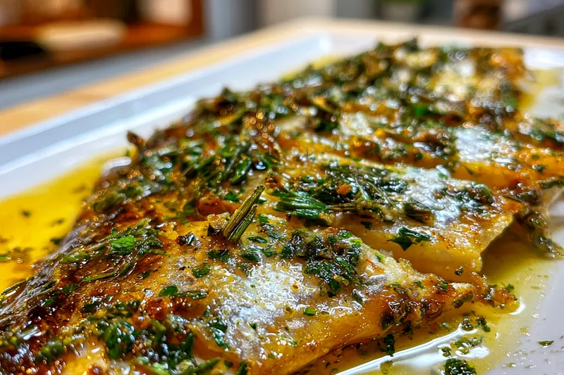 Cooking Lemon Herb Grilled Fish